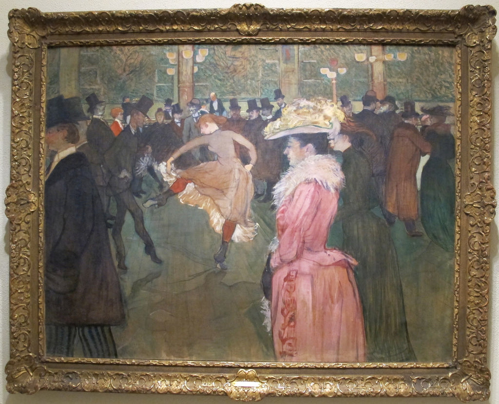 A Dança no Moulin-Rouge - Henri de Toulouse-Lautrec