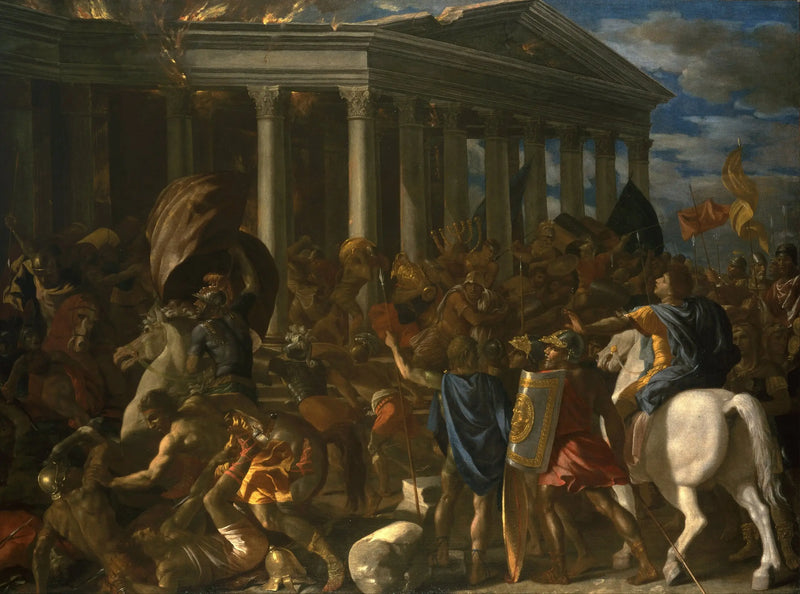 A Destruição do Templo de Jerusalém - Nicolas Poussin