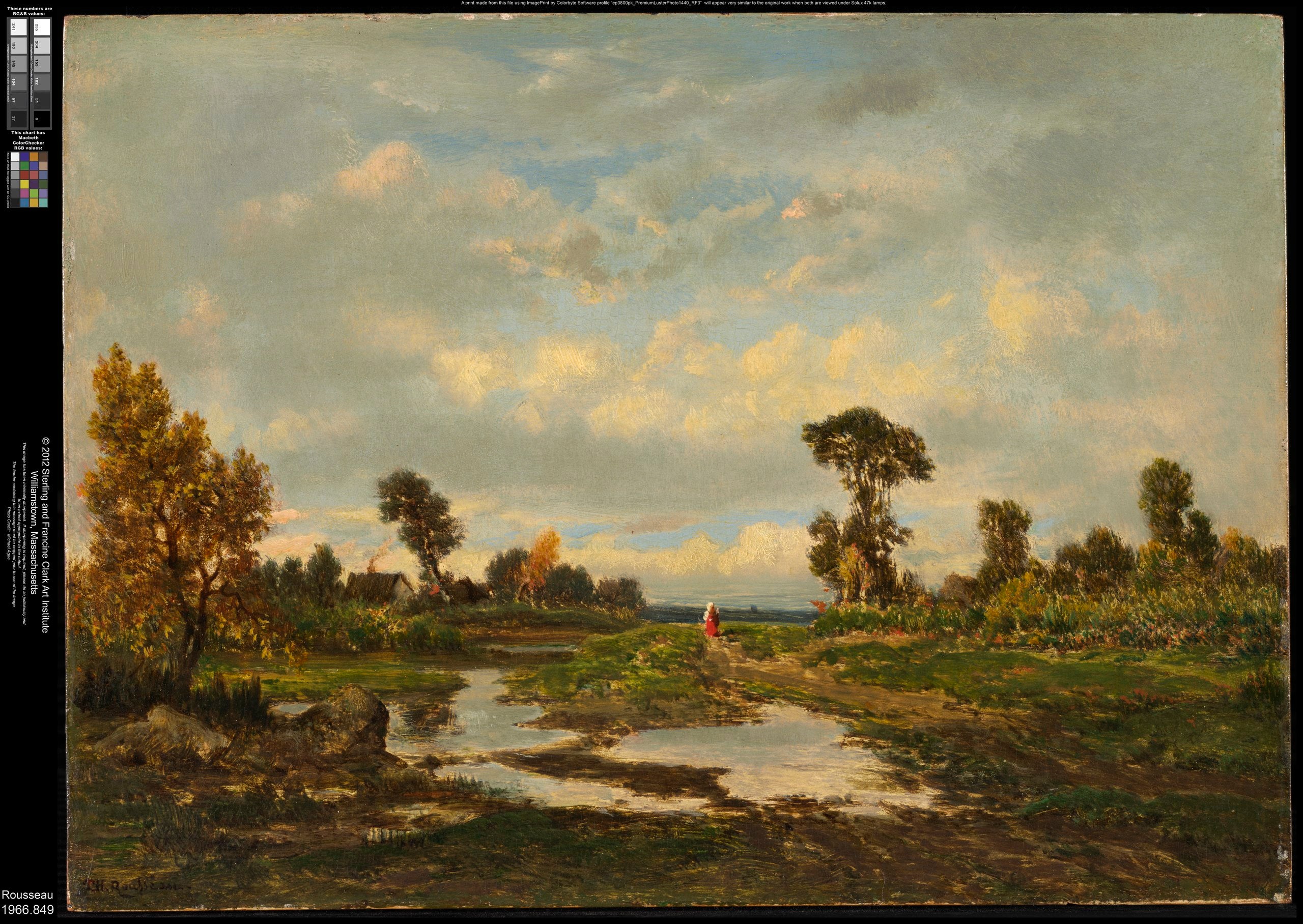 La Ferme (Chalet en bordure de marais) - Théodore Rousseau