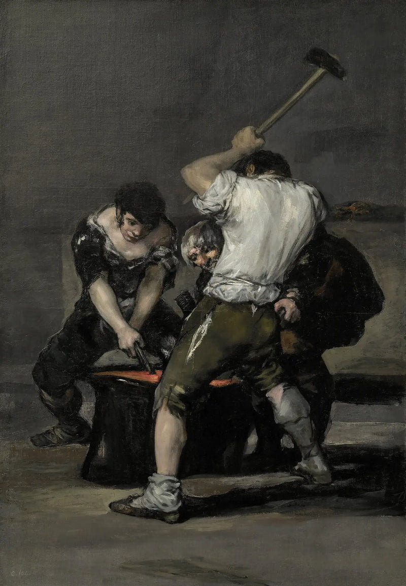 A Forja - Francisco de Goya