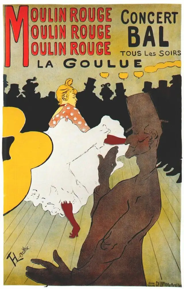 La Goulue em Almée - Henri de Toulouse-Lautrec