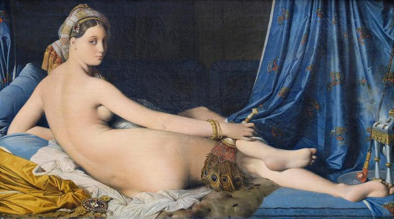 A Grande Odalisca - Jean-Auguste-Dominique Ingres