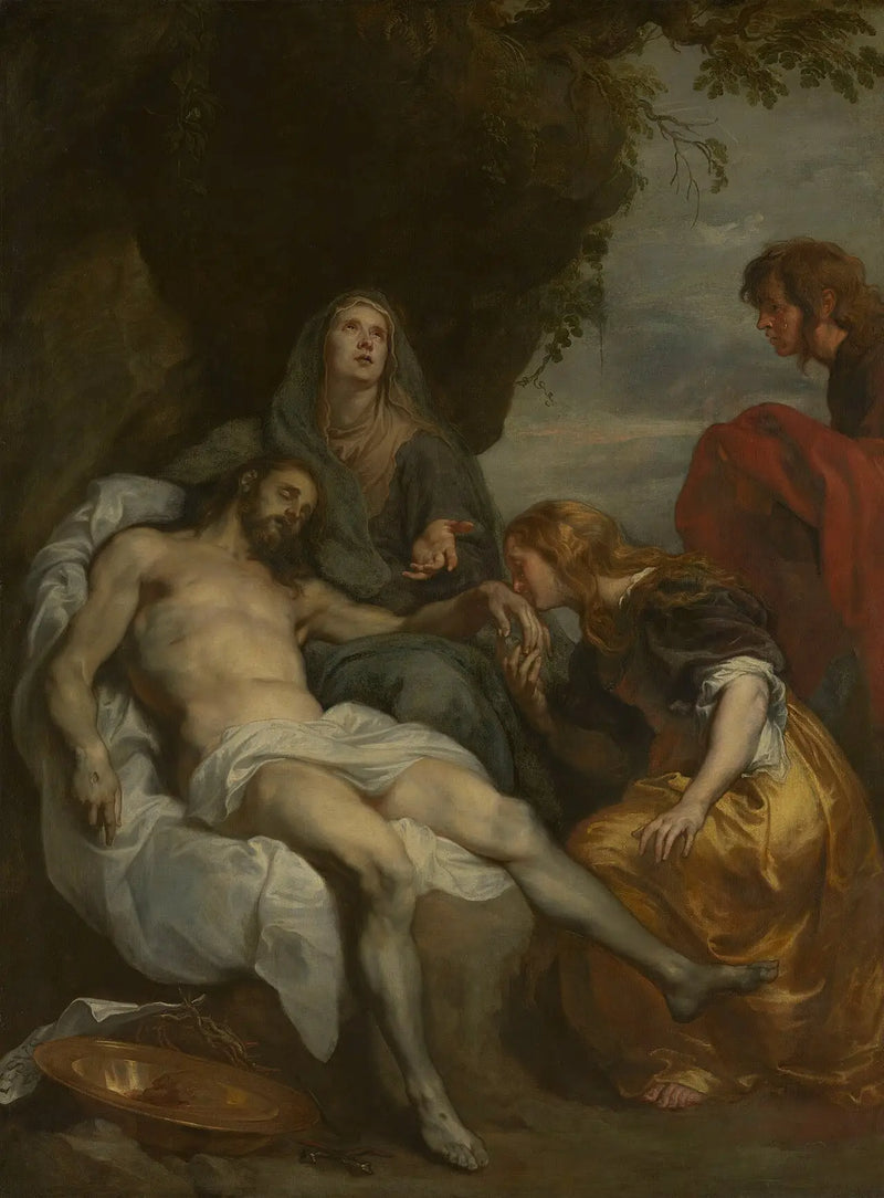 A Lamentação sobre o Cristo morto - Antoine van Dyck