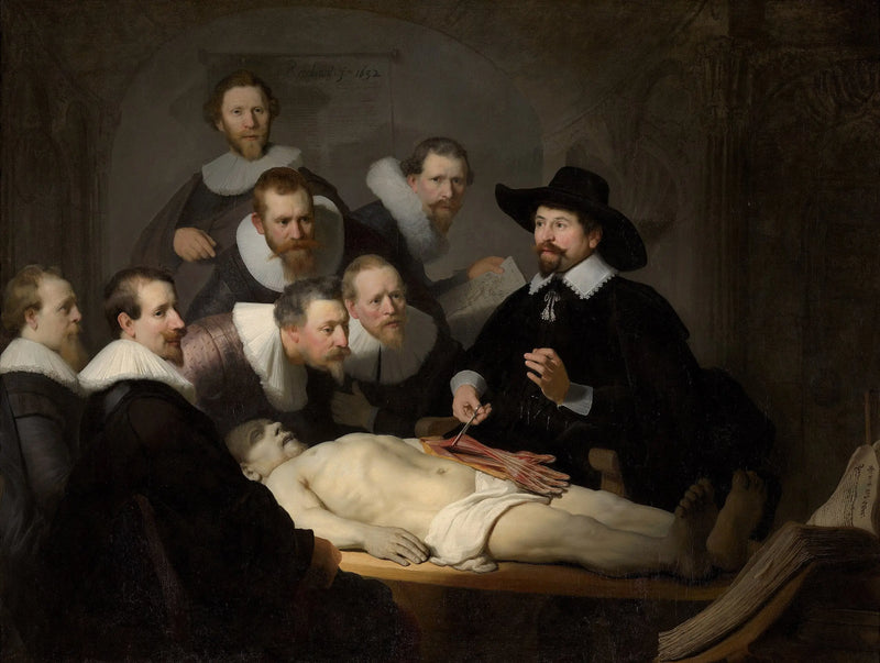 A Lição de Anatomia do Doutor Tulp - Rembrandt