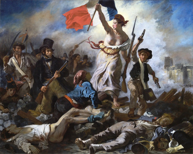 A Liberdade Guiando o Povo - Eugène Delacroix