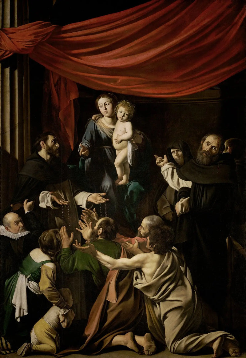 A Madona do Rosário - Caravaggio