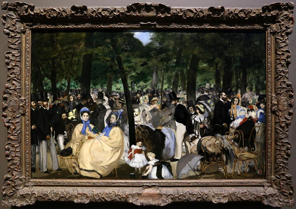 A Música nas Tuileries - Édouard Manet