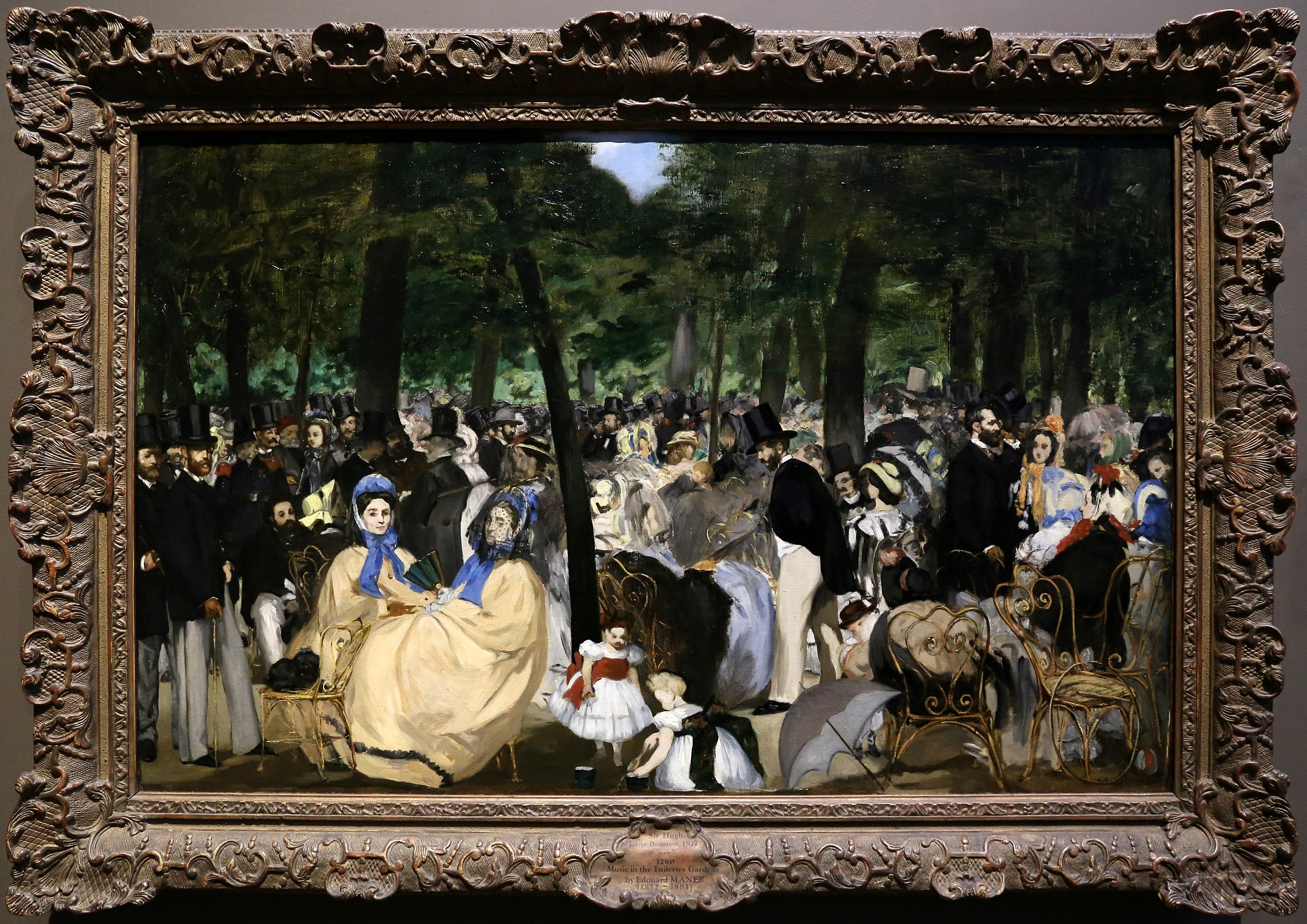 A Música nas Tuileries - Édouard Manet