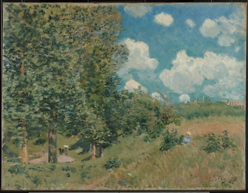 A Estrada de Versalhes a Saint-Germain - Alfred Sisley