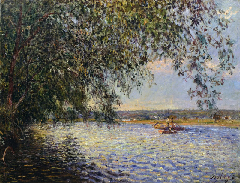 O Sena em Saint Mammès - Alfred Sisley