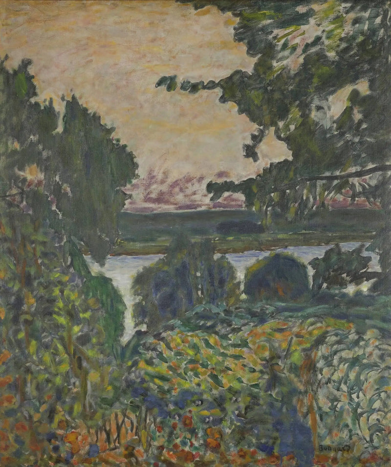 O Sena em Vernon - Pierre Bonnard