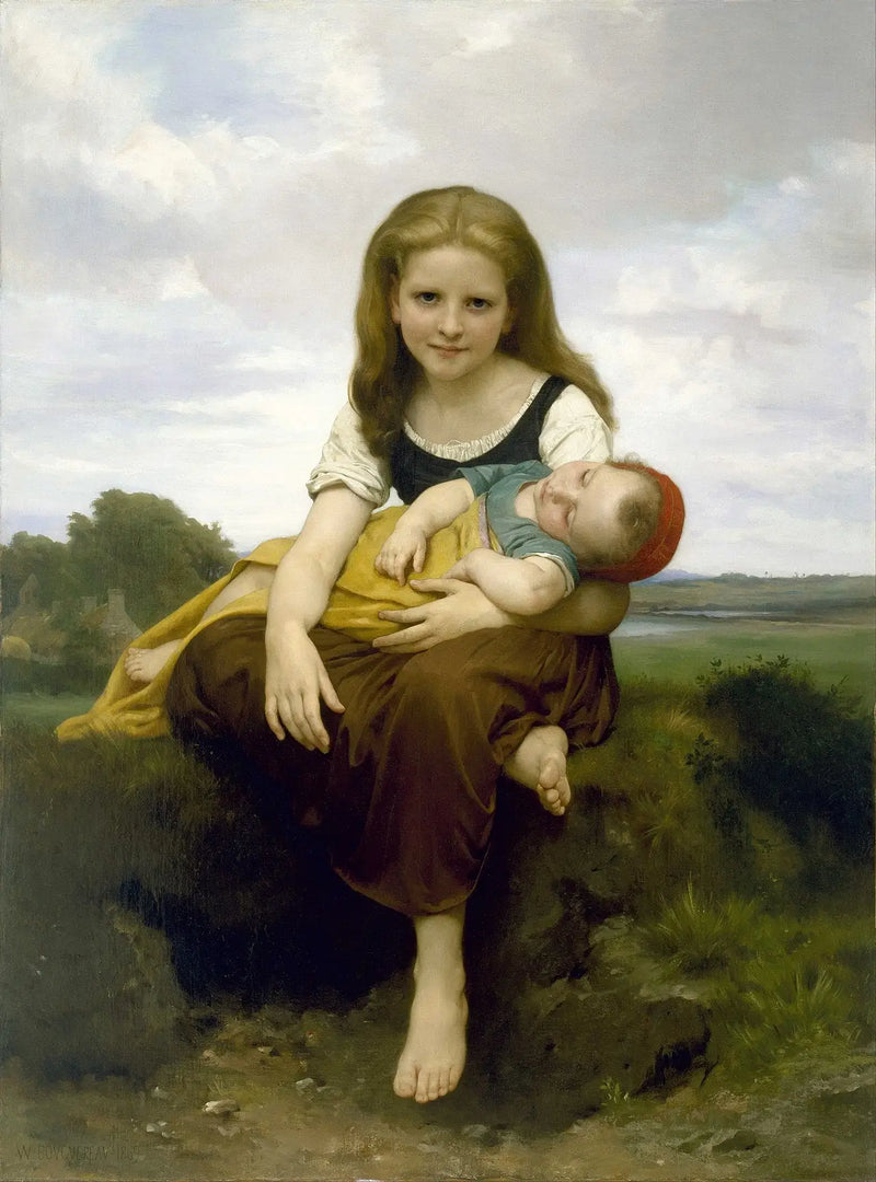 A Irmã Mais Velha - Bouguereau