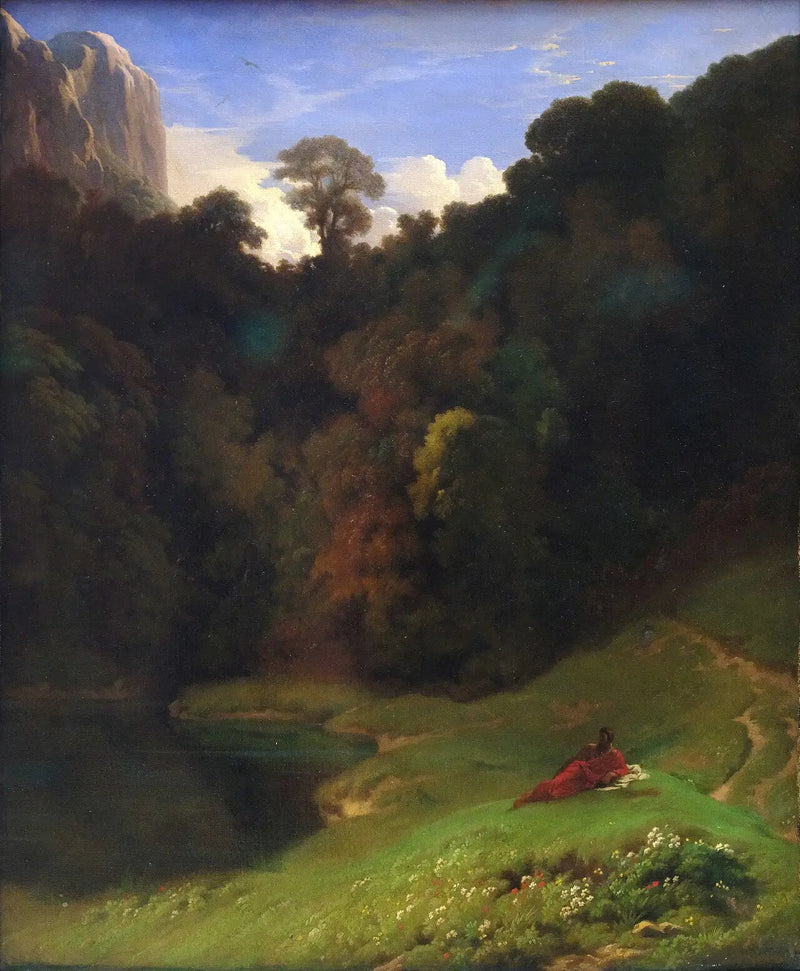 A Solidão - Hippolyte Flandrin