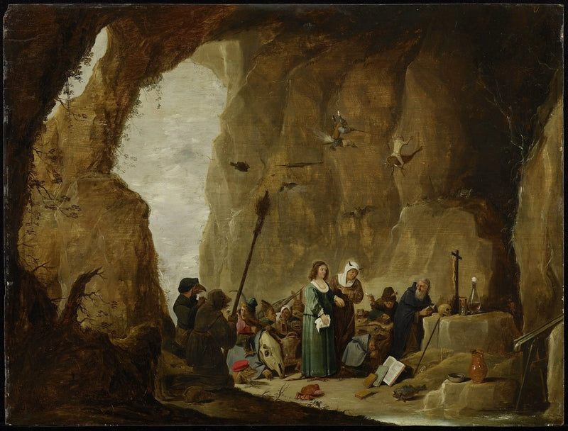 A Tentação de Santo Antônio - David Teniers Júnior