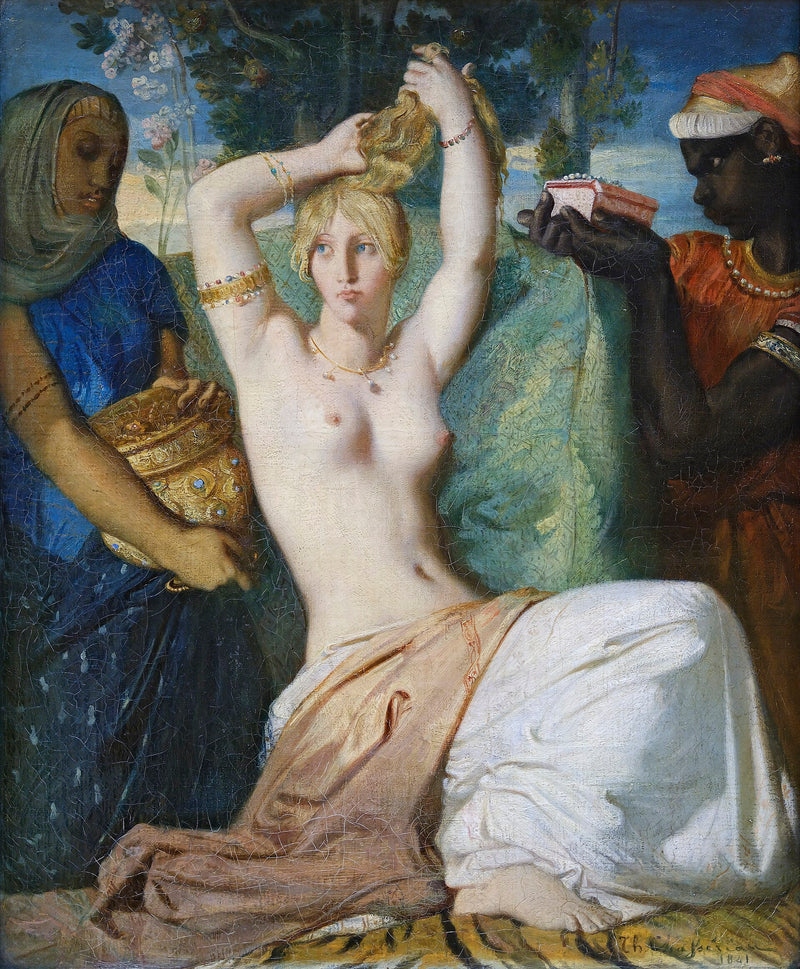 O Banho de Ester - Théodore Chassériau