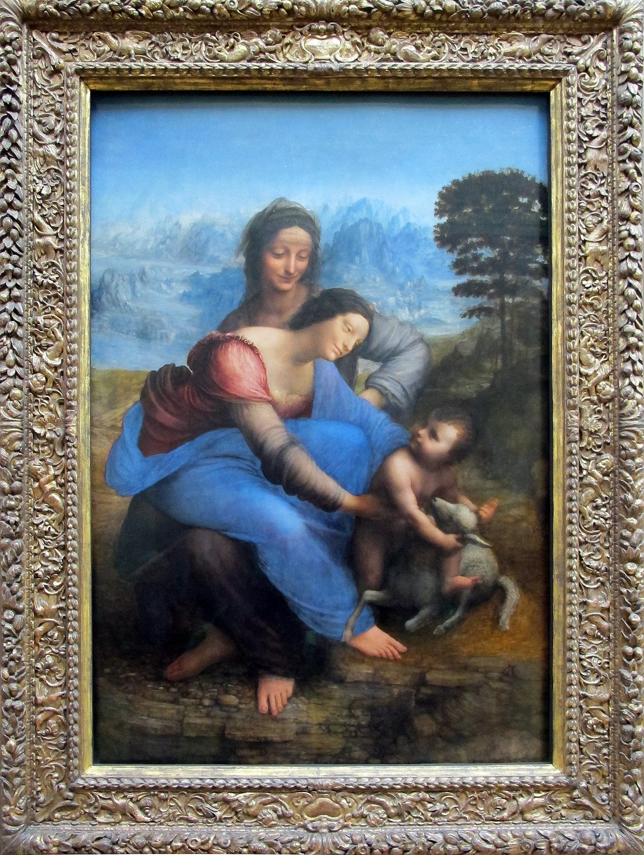 A Virgem, o Menino Jesus e Santa Ana - Leonardo da Vinci