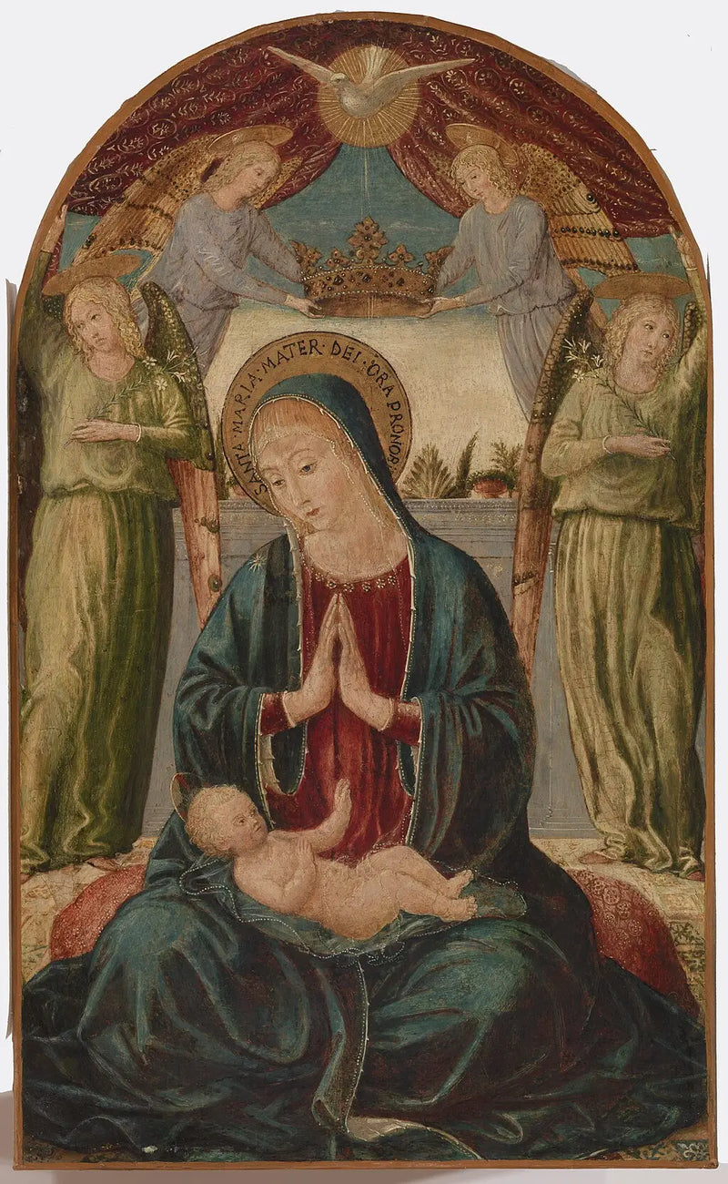 A Virgem com o Menino e Anjos - Benozzo Gozzoli