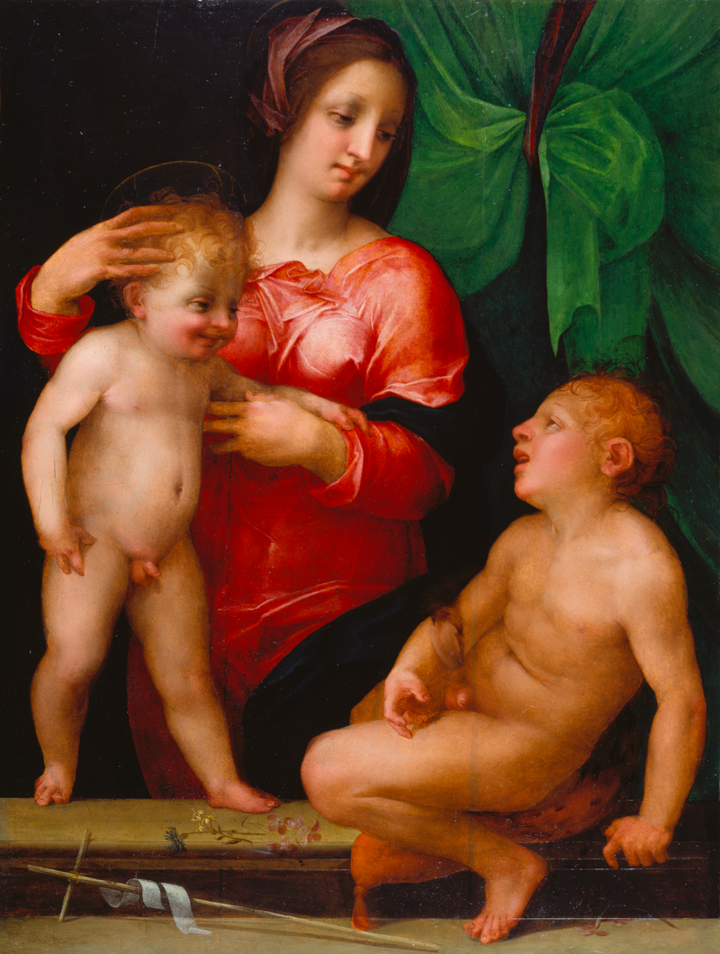 A Virgem com o Menino e o Pequeno São João - Rosso Fiorentino
