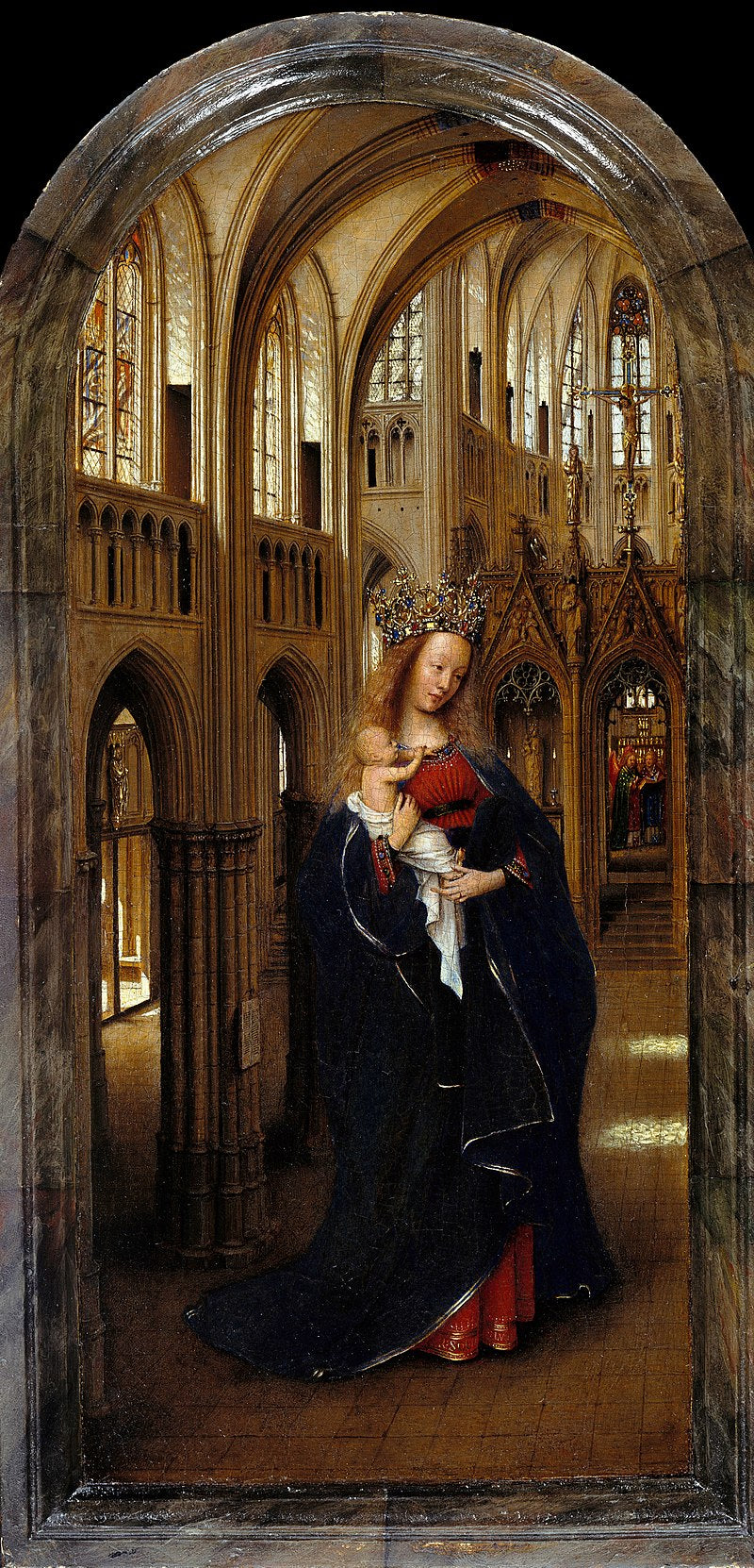 La Vierge dans une église - Jan van Eyck