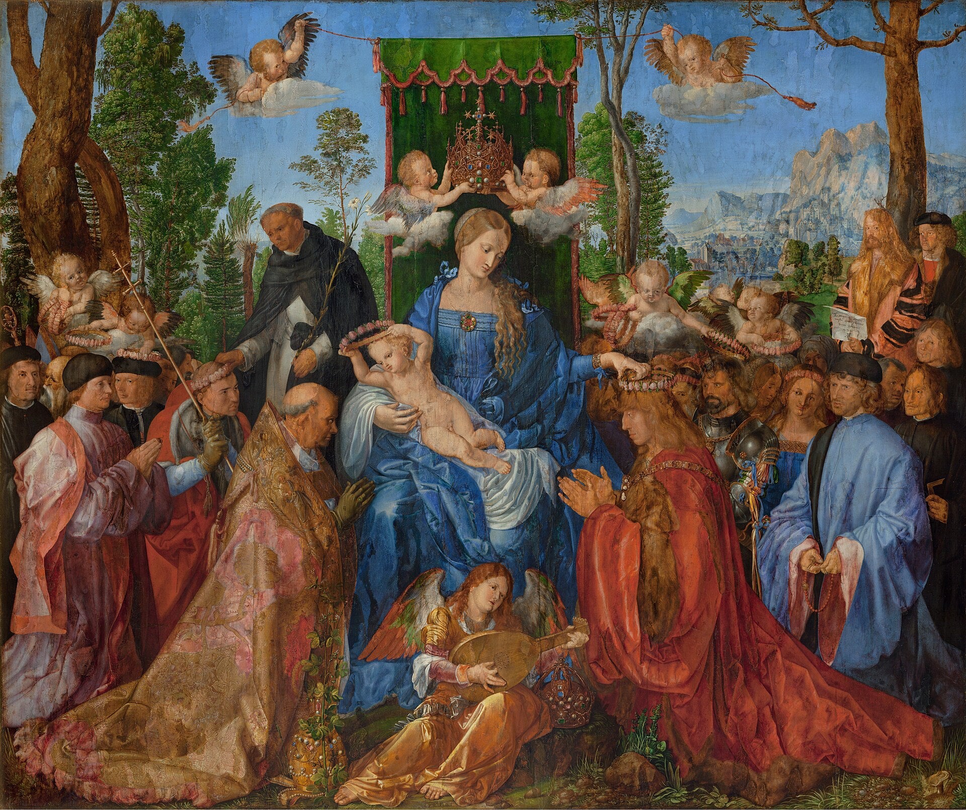 A Virgem do Rosário - Albrecht Dürer