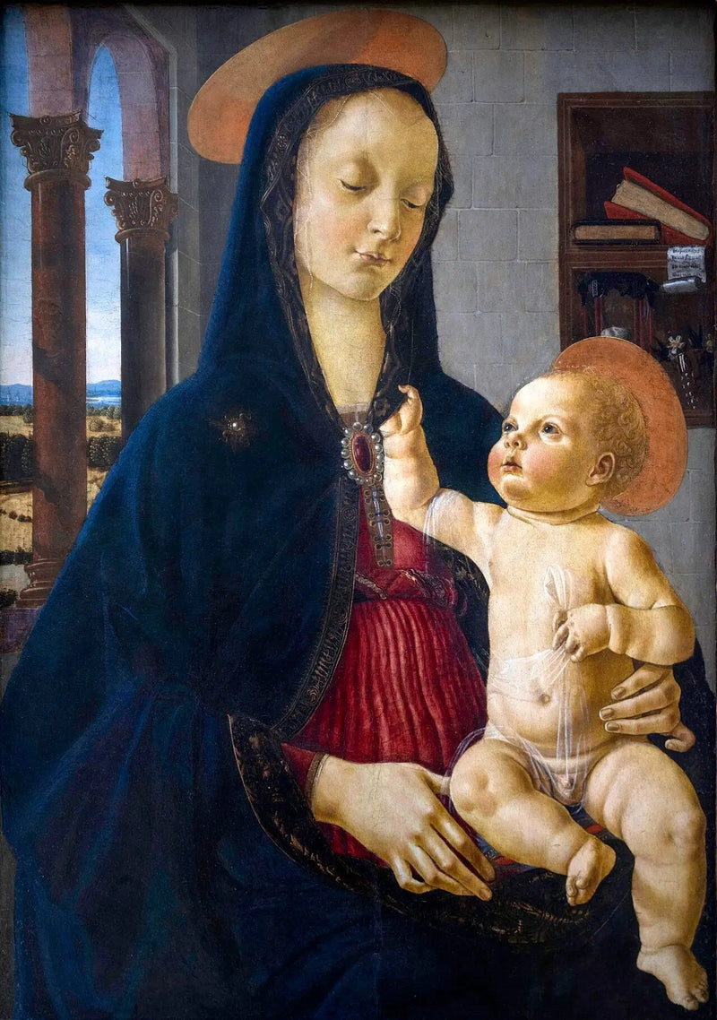 A Virgem e o Menino - Domenico Ghirlandaio