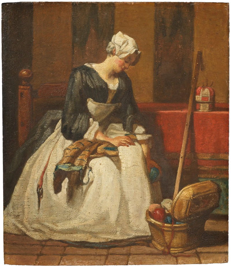 A bordadeira - Jean Simeón Chardin