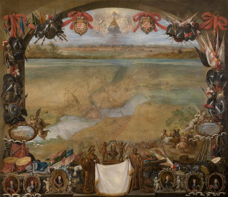 A cidade de Valenciennes - David Teniers Júnior