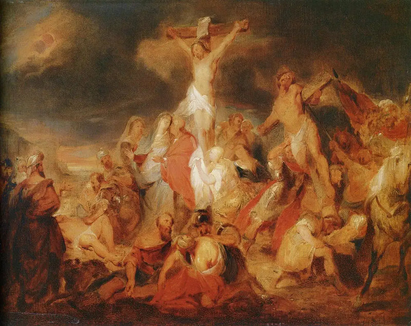 A crucificação - Eugène Delacroix