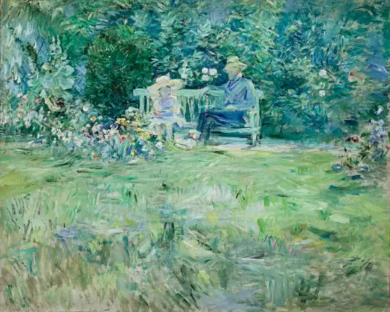A lição no jardim - Berthe Morisot
