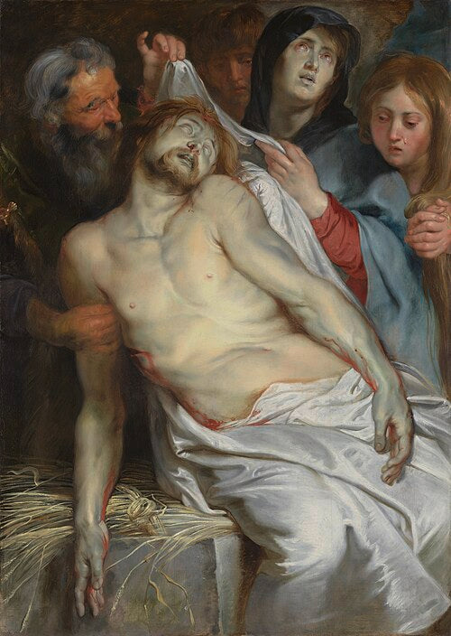 Lamentation (panneau central de l'épitaphe de Jan Michielsen et de son épouse Maria Maes) - Peter Paul Rubens