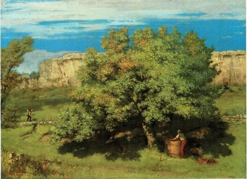 A colheita em Ornans, sob a Rocha-du-Mont - Gustave Courbet
