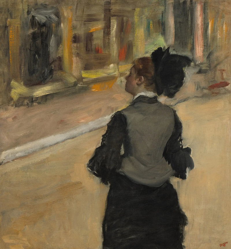 A visita ao museu - Edgar Degas