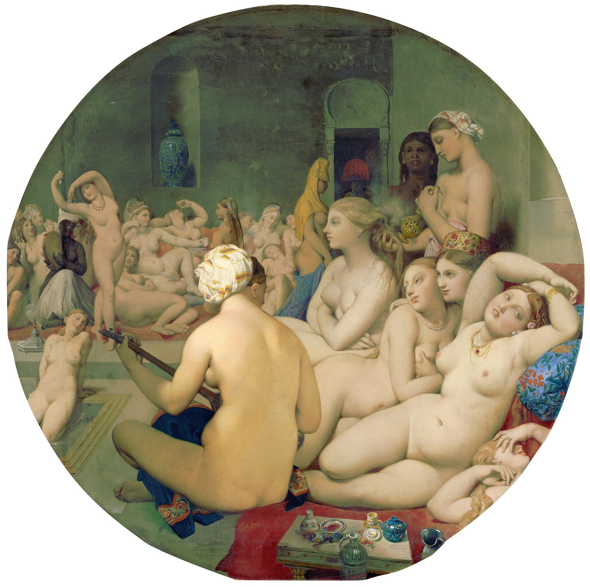 O Banho Turco - Jean-Auguste-Dominique Ingres