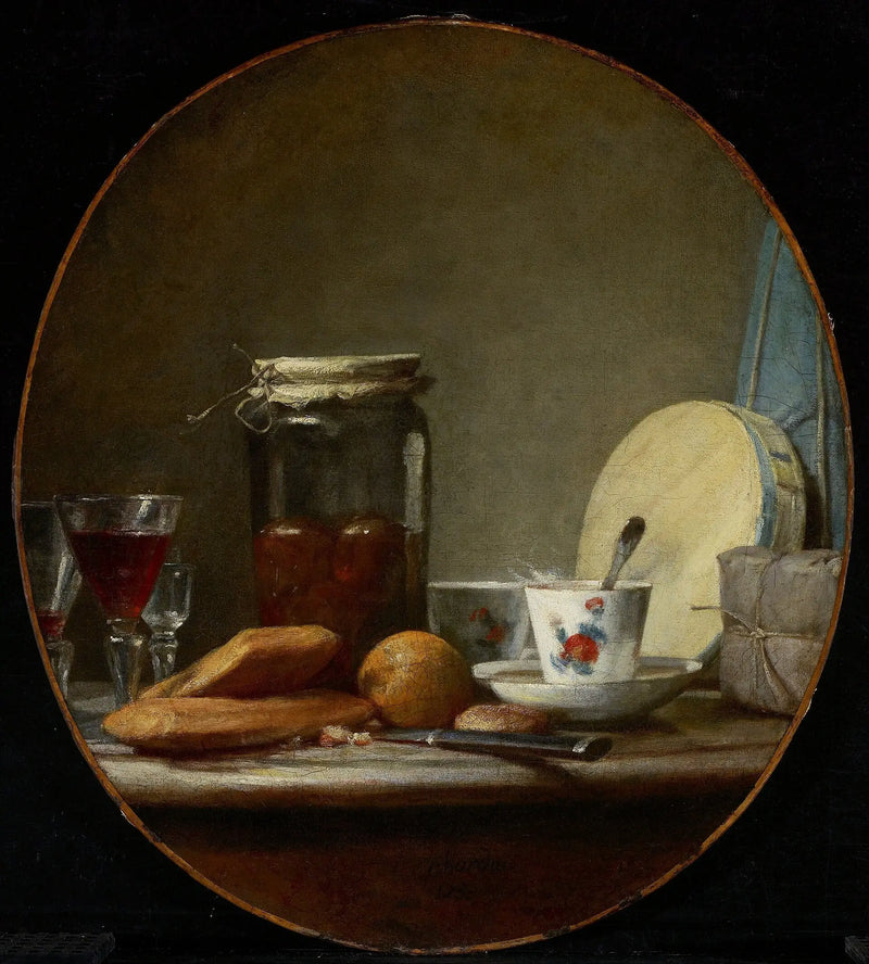 O pote de damascos - Jean Simeón Chardin