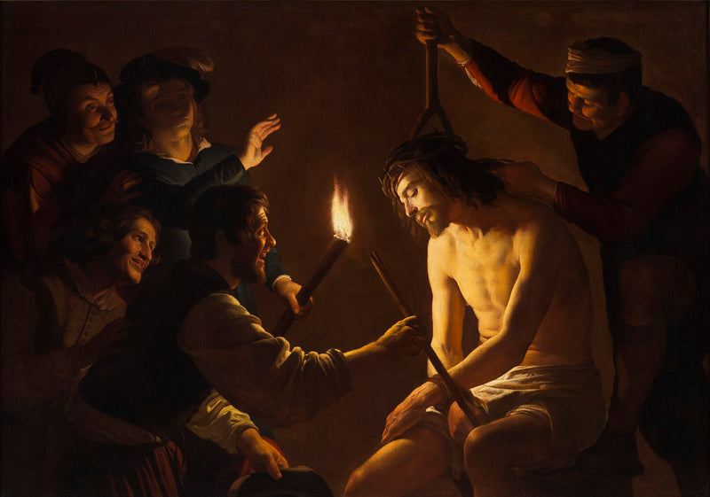 O Cristo às afrontas - Gerrit van Honthorst