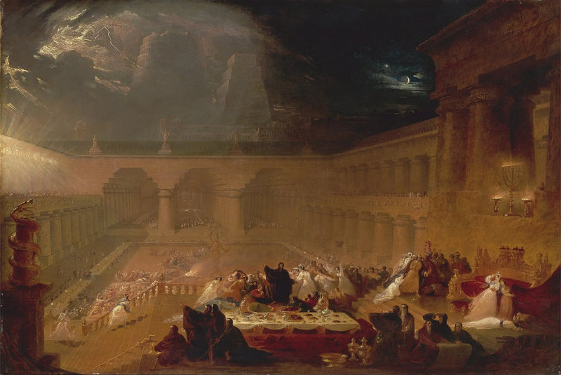 O Banquete de Baltazar - John Martin