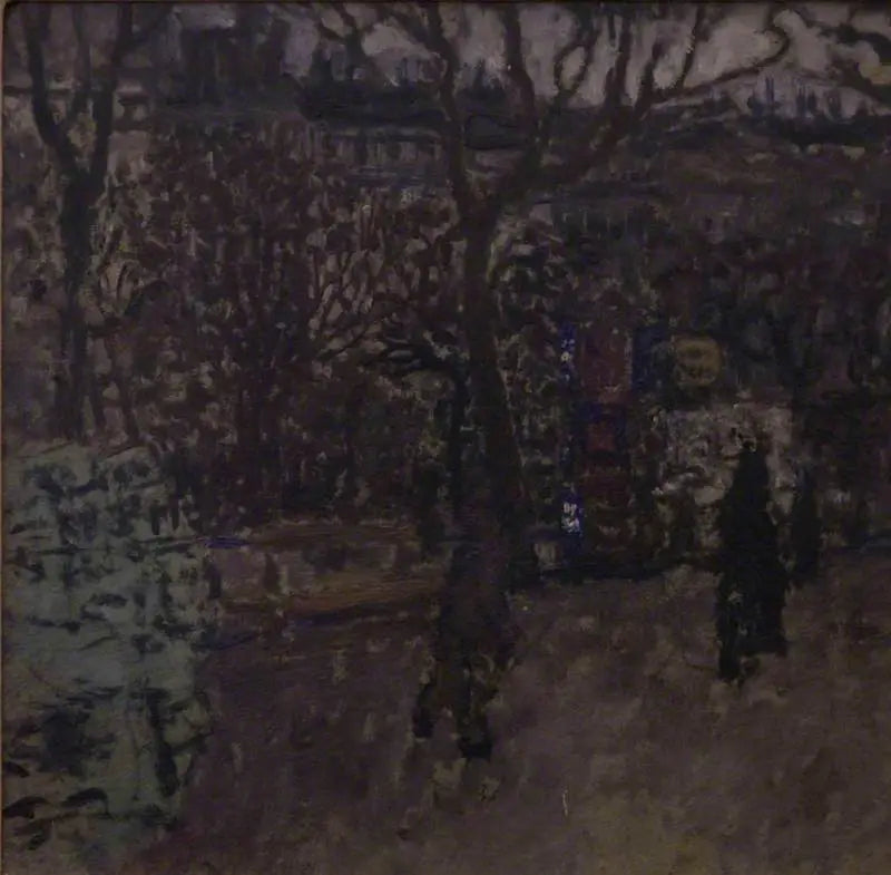 O Quiosque, Boulevard des Batignolles - Pierre Bonnard