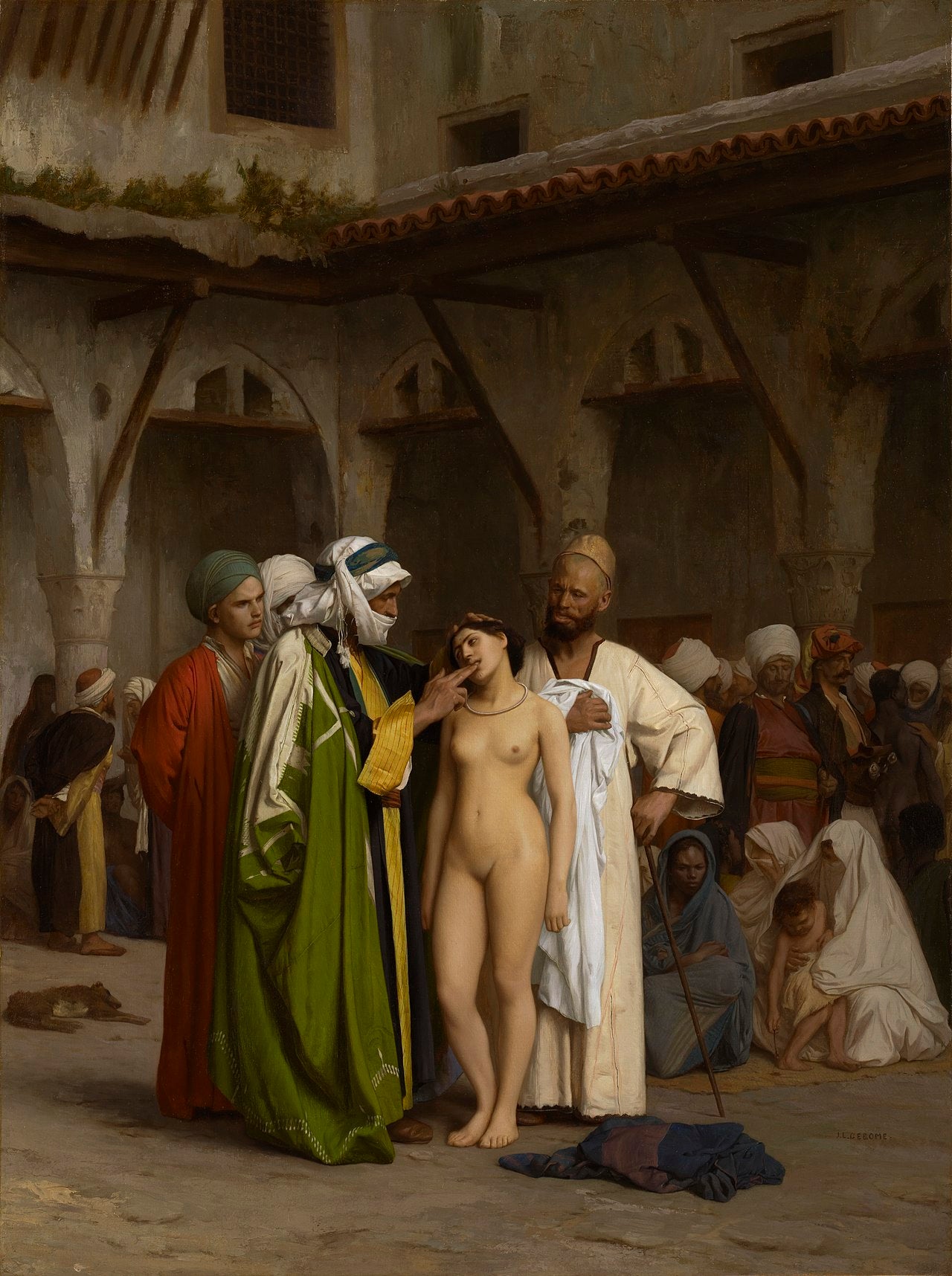 O Mercado de Escravos - Jean-Léon Gérôme