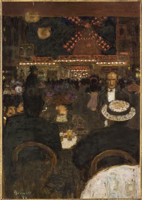 Reproduction du tableau « Le Moulin Rouge - Pierre Bonnard » par Alpha Reproduction en peinture à l’huile