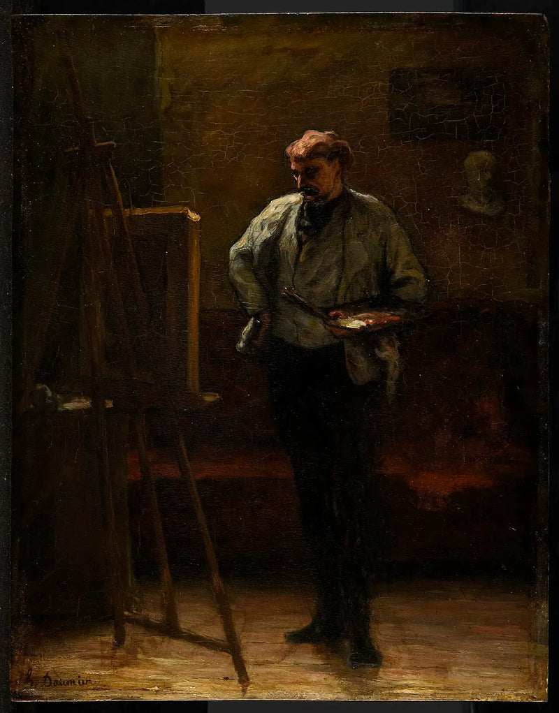 O Pintor - Honoré Daumier