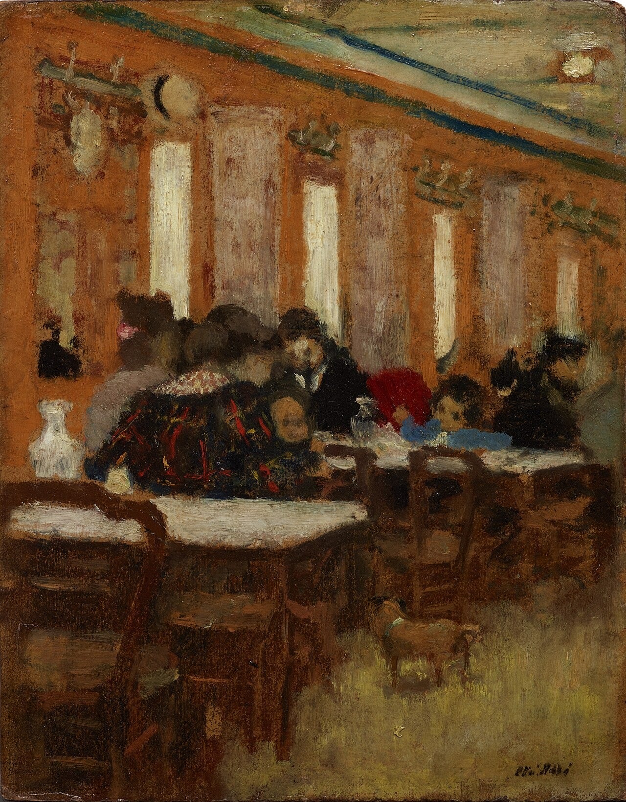 Le Petit Restaurant - Édouard Vuillard