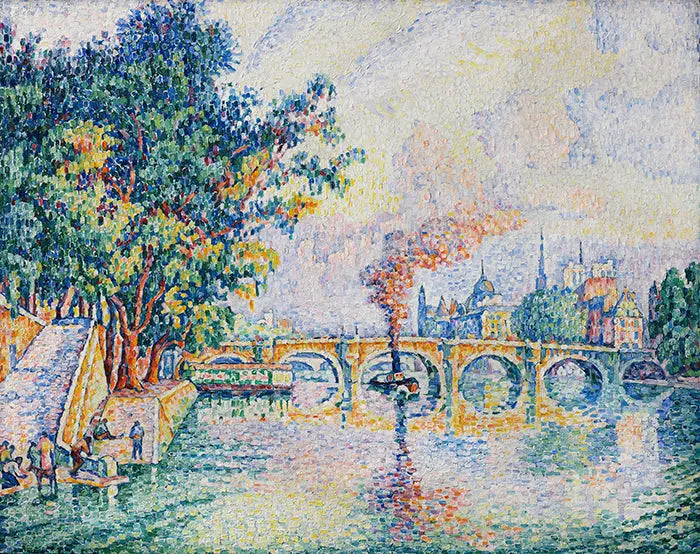A Ponte Nova, Paris - Paul Signac