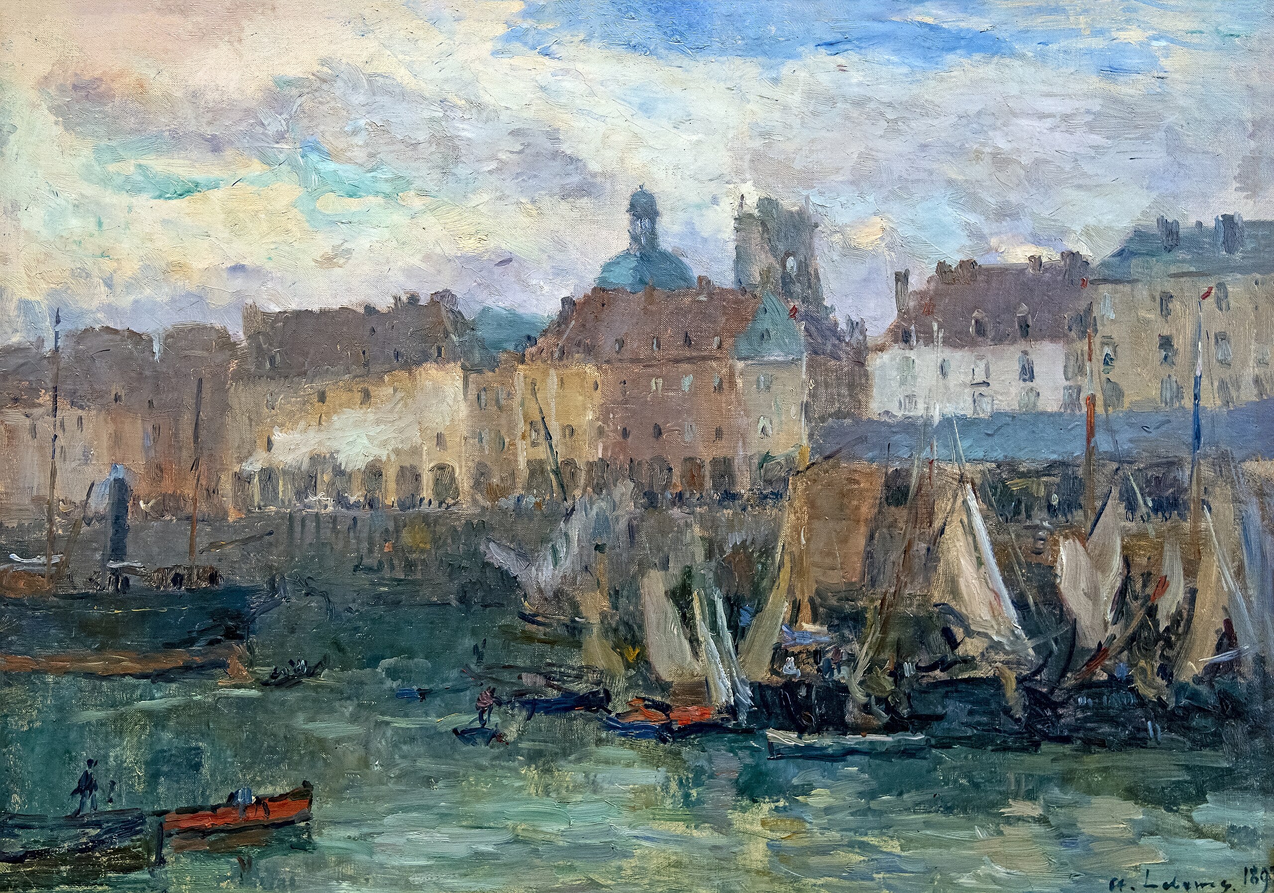 Le Port de Dieppe - Albert Lebourg