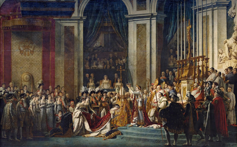 O Sacro de Napoleão - Jacques-Louis David