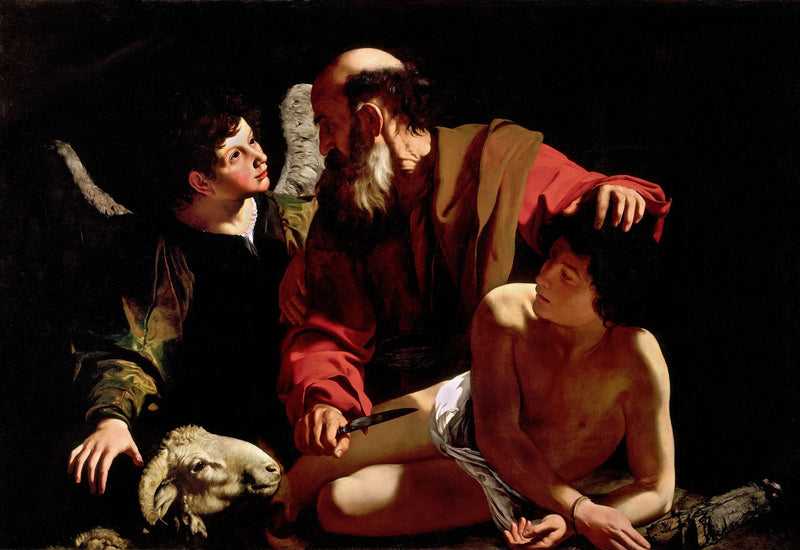 O Sacrifício de Isaac - Caravaggio