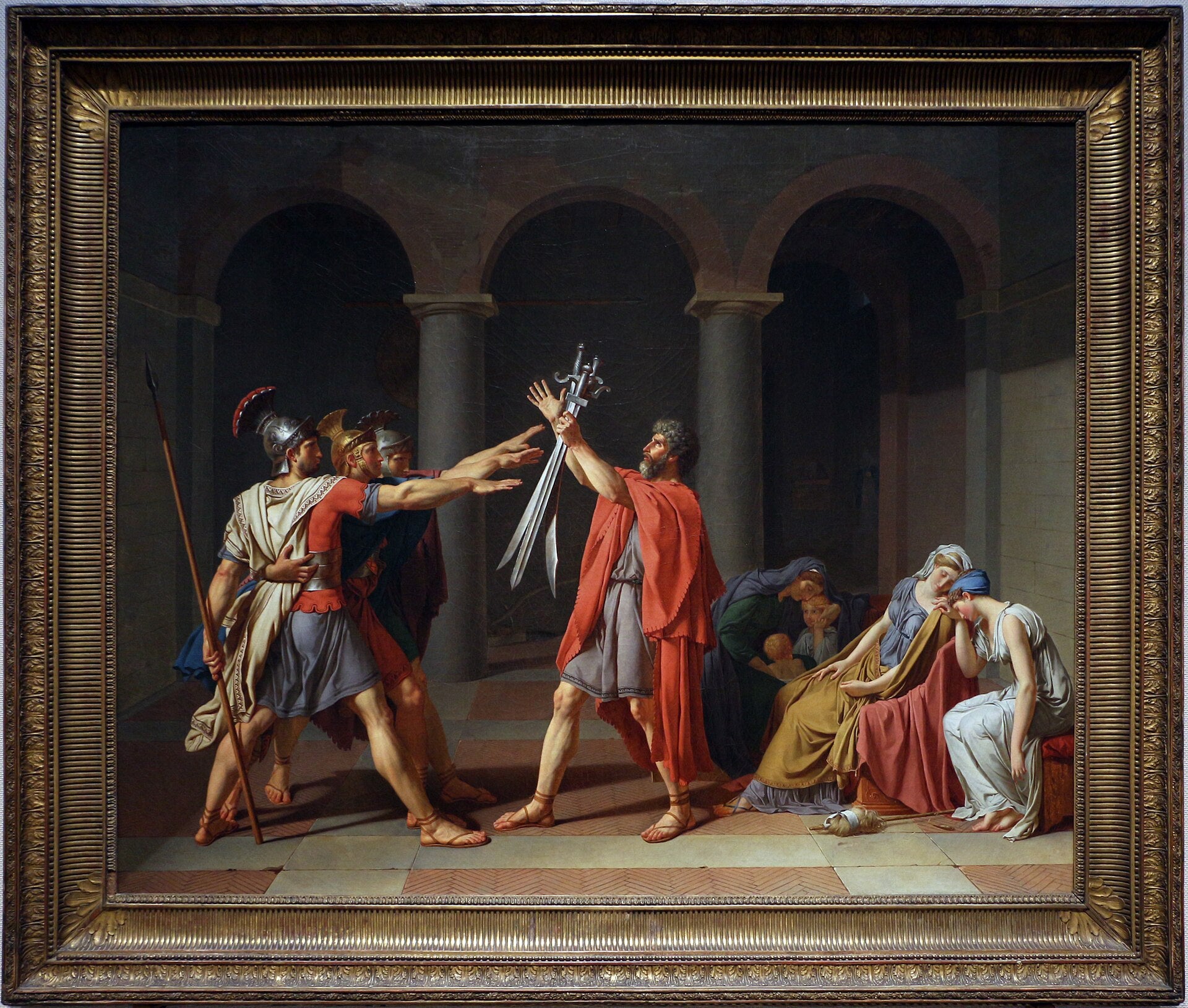 O Juramento dos Horácios - Jacques-Louis David