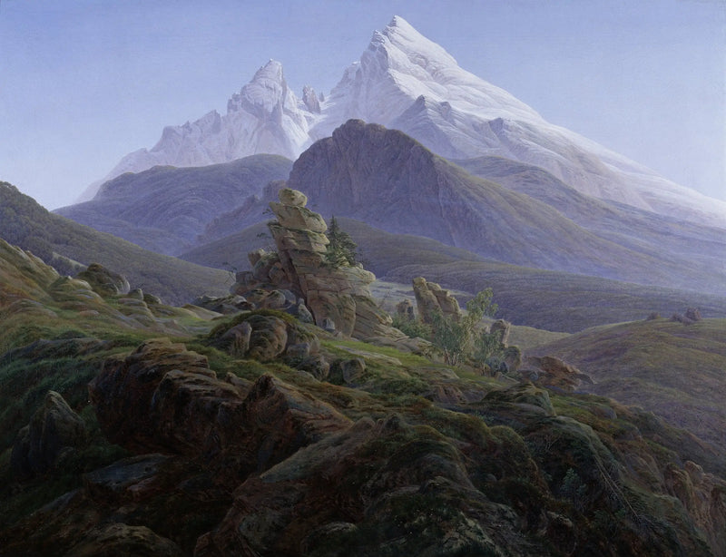 O Watzmann - Caspar David Friedrich