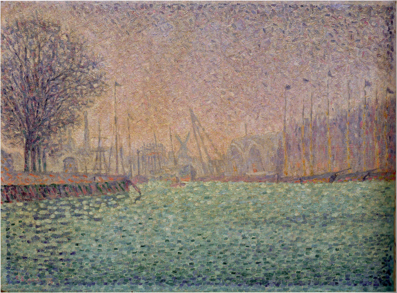 A bacia do vaso sanitário - Paul Signac