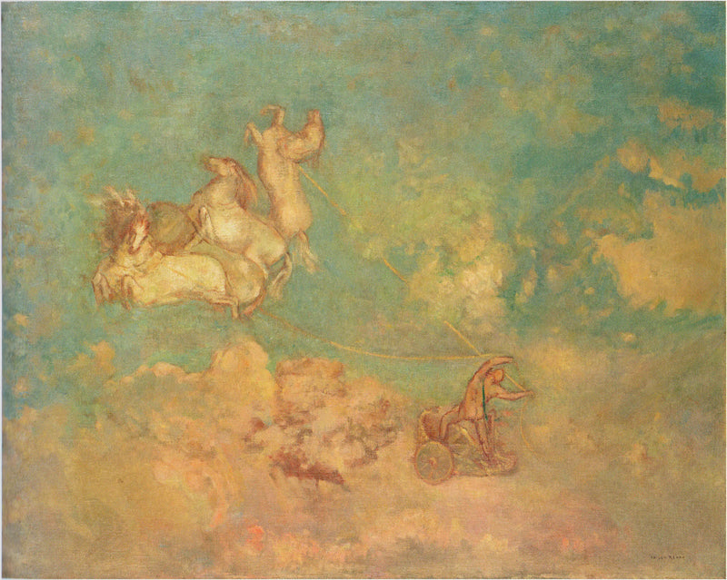 O carruagem de Apolo - Odilon Redon