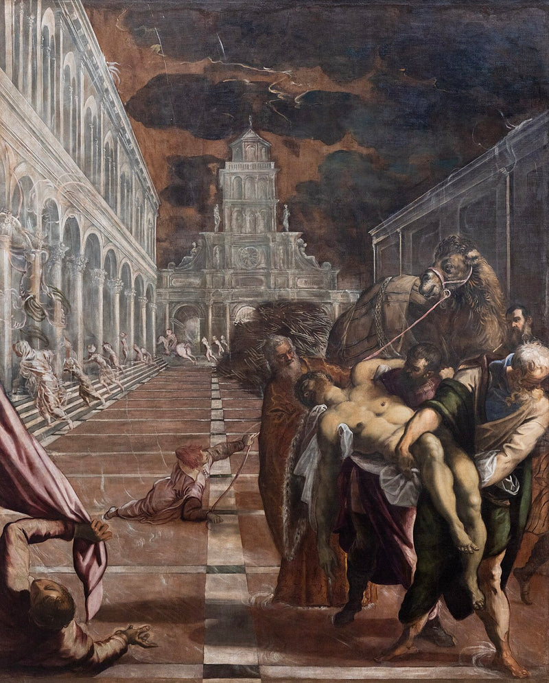 O corpo de São Marcos trazido para Veneza - Jacopo Tintoretto